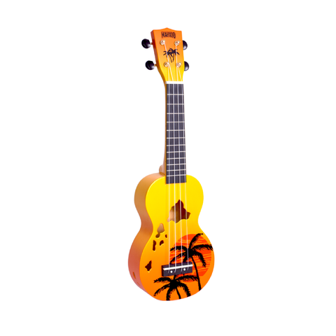 UKULELE MAHALO SOPRANO HAWAII - ORANGE 