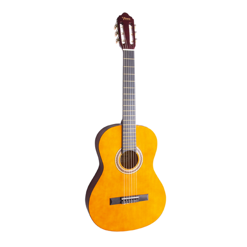 GUITARRA CLASICA VALENCIA 1/4 - VC101 - NATURAL -  ESTUCHE Y AFINADOR