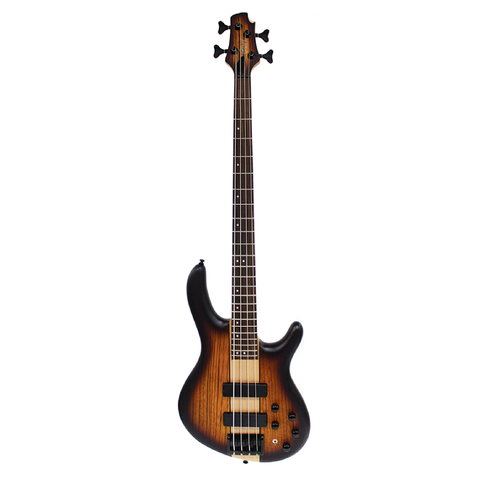 ELECTRIC BASS CORT C4 PLUS ZBMH OTAB TOBACCO BURST OPEN PORE. 