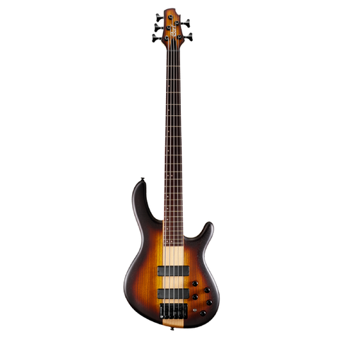 ELECTRIC BASS CORT C5 PLUS ZBMH OTAB TOBACCO BURST OPEN PORE.