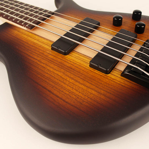 ELECTRIC BASS CORT C5 PLUS ZBMH OTAB TOBACCO BURST OPEN PORE.