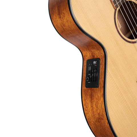 GUITARRA ELECTROACUSTICA CORT CON CUERDAS DE NYLON CEC3 NATURAL MATE