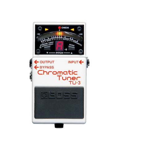 PEDAL AFINADOR CROMATICO PARA GUITARRA ELECTRICA BOSS TUNER TU -3.