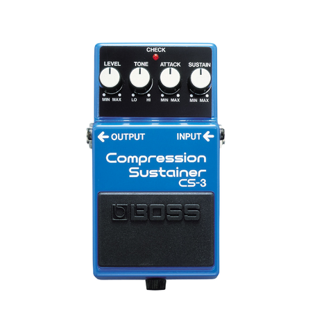 PEDAL DE COMPRESOR Y SUSTAIN PARA GUITARRA ELECTRICA BOSS CS-3