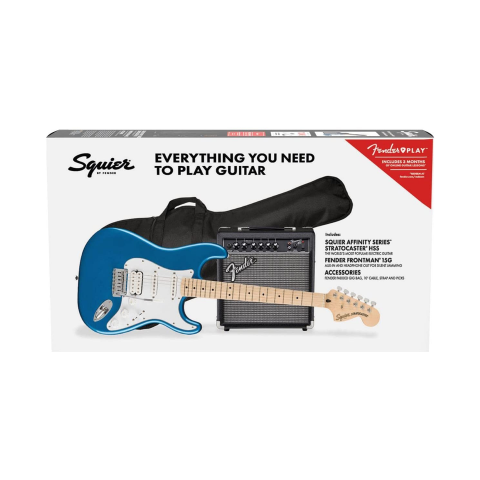 FENDER-SQUIER ELECTRIC GUITAR IN COMBO/ STRATOCASTER AFFINITY Series HSS / CHARCOAL FROST