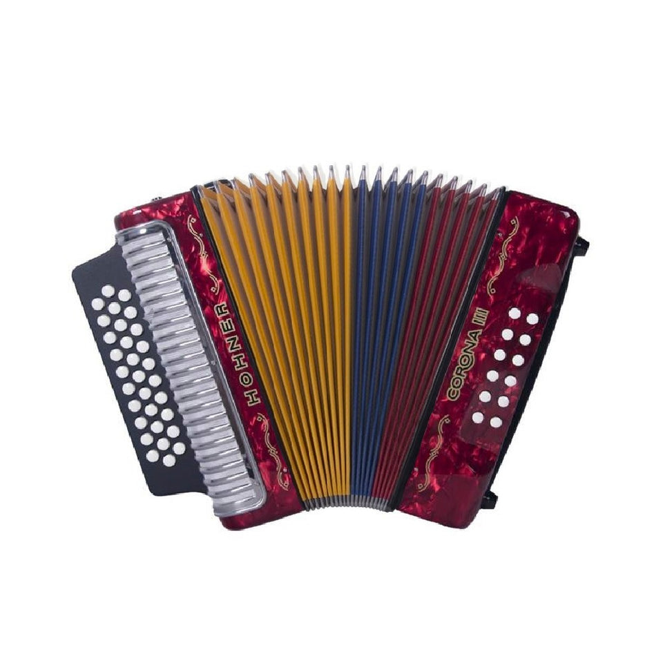 HOHNER CROWN III ADG RED ACCORDION