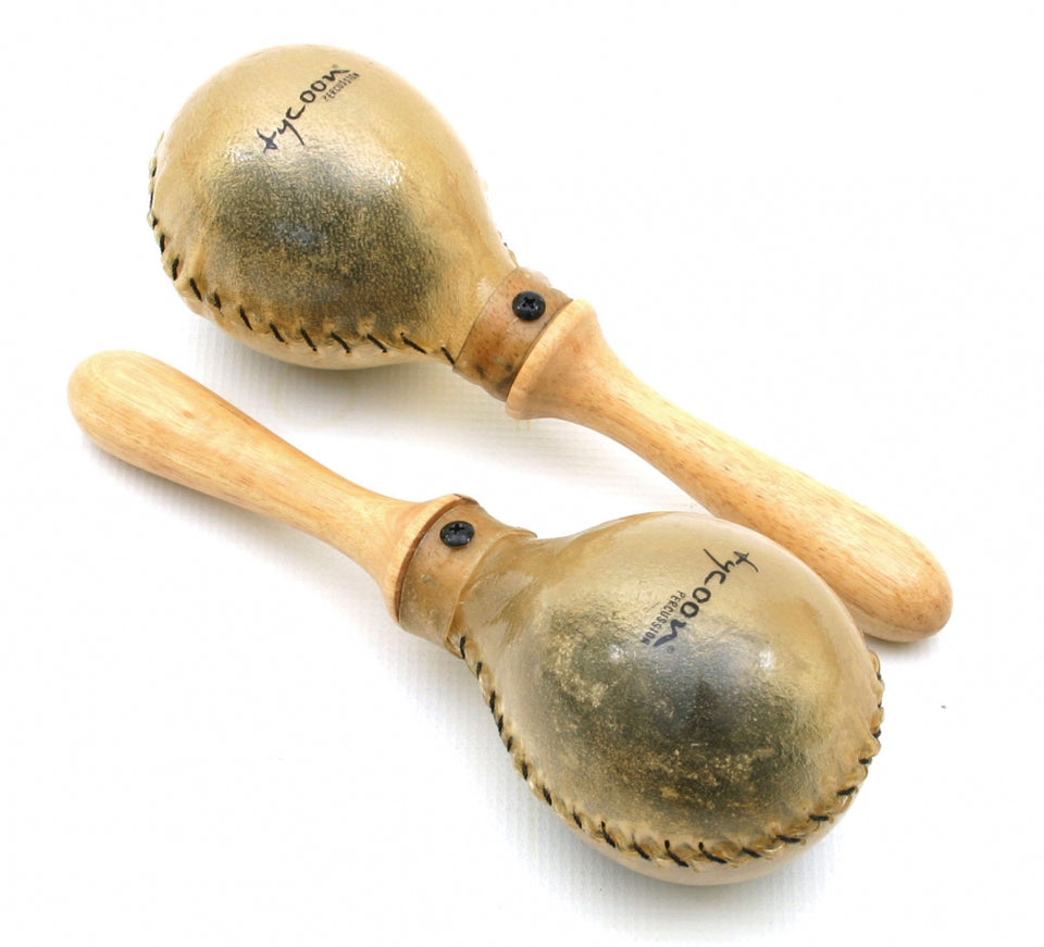 MARACAS TYCOON RAW LEATHER ROUND NATURAL TMS120