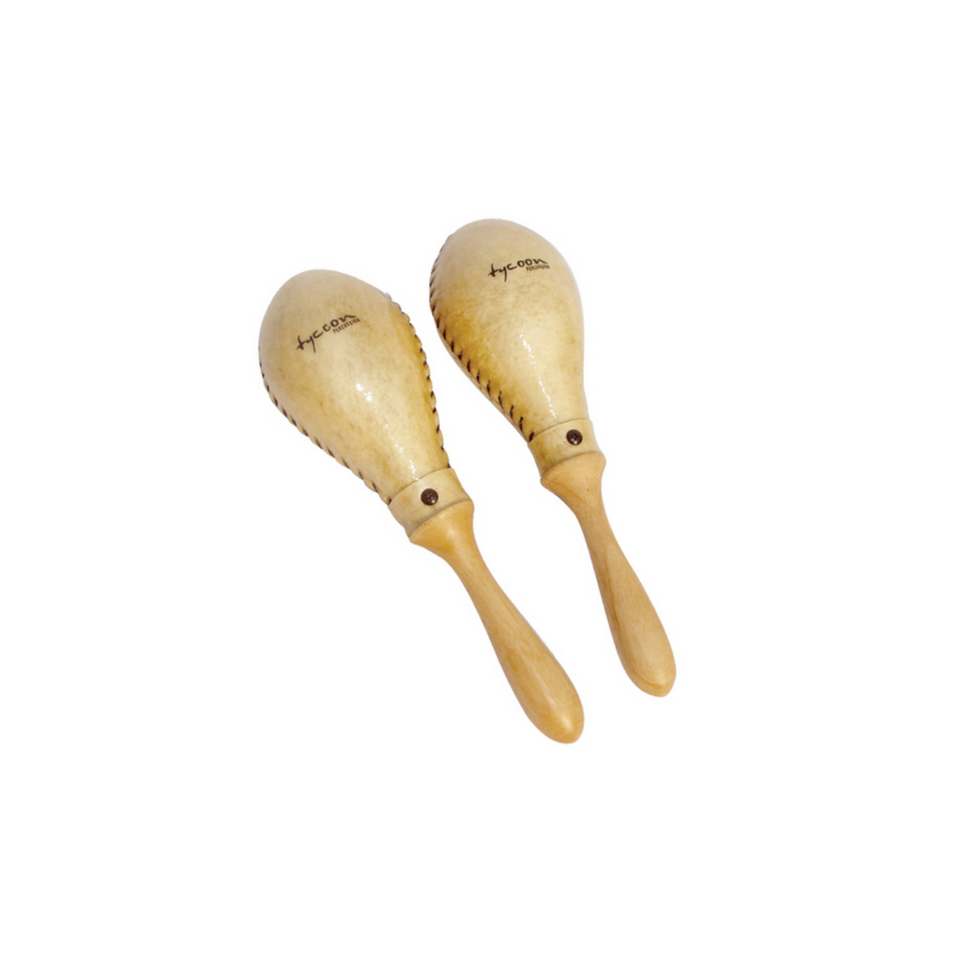 TYCOON NATURAL COW LEATHER MARACAS TMSC-110