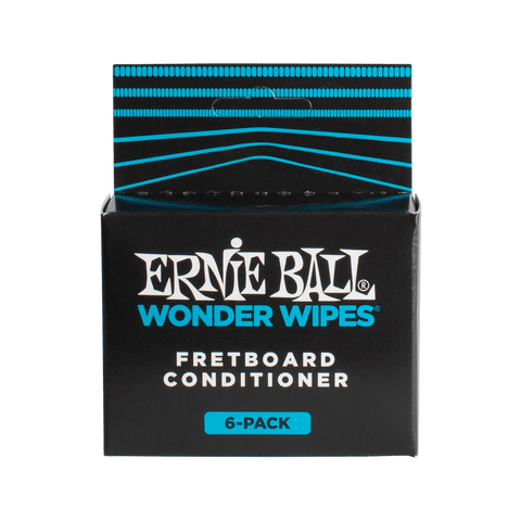 ERNIE BALL FRIDGEBOARD RESTORATIVE DAMP CLOTH 6 UNITS