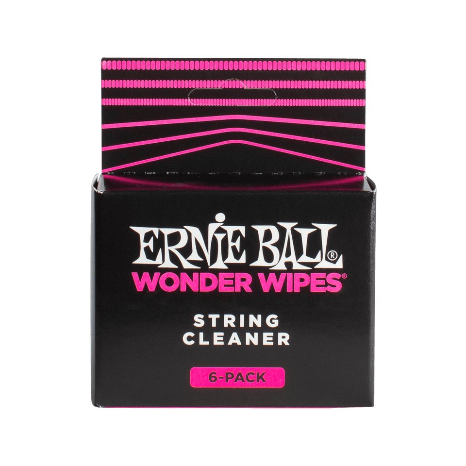 ERNIE BALL DAMP STRING CLEANING CLOTH 6 UNITS