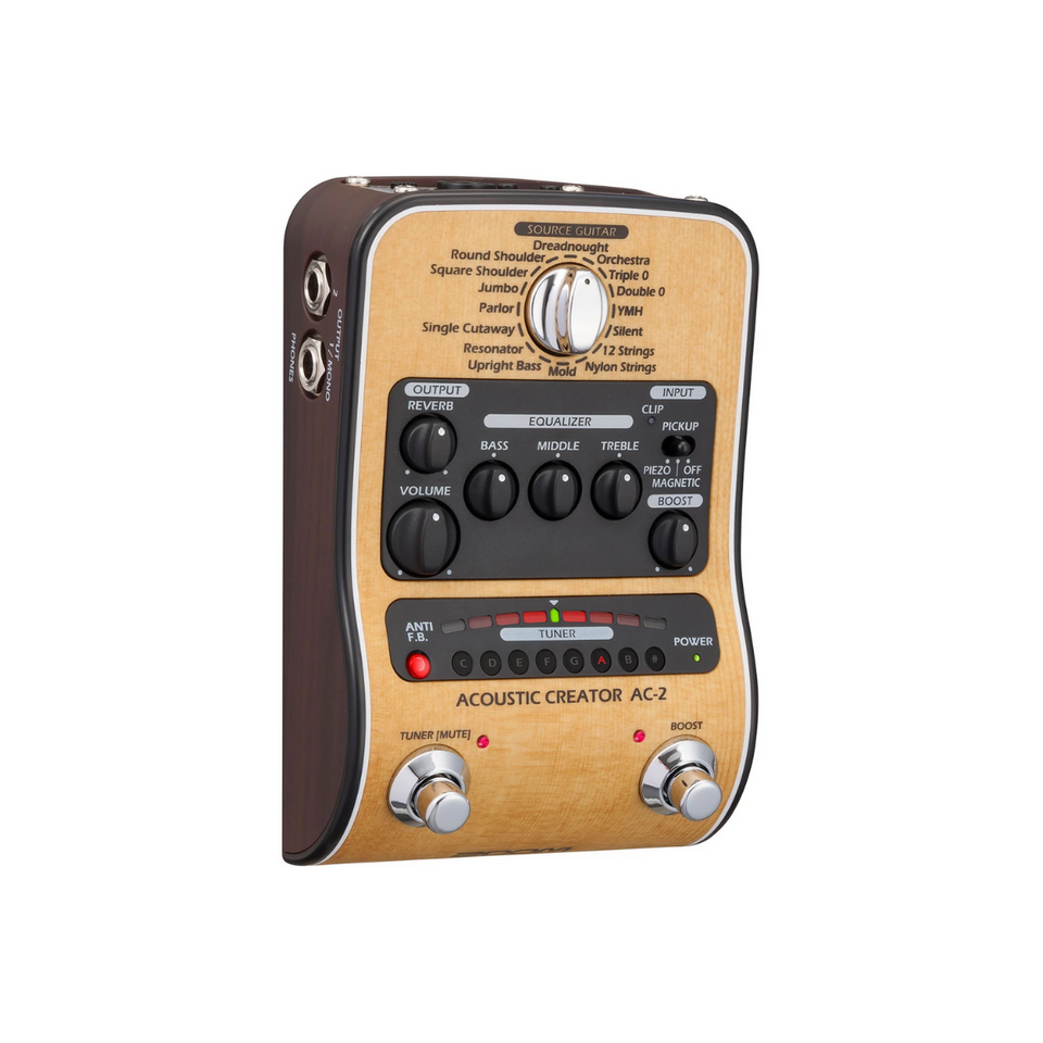 ZOOM AC-2 MULTI-EFFECT PEDAL FOR ACOUSTIC GUITAR 
