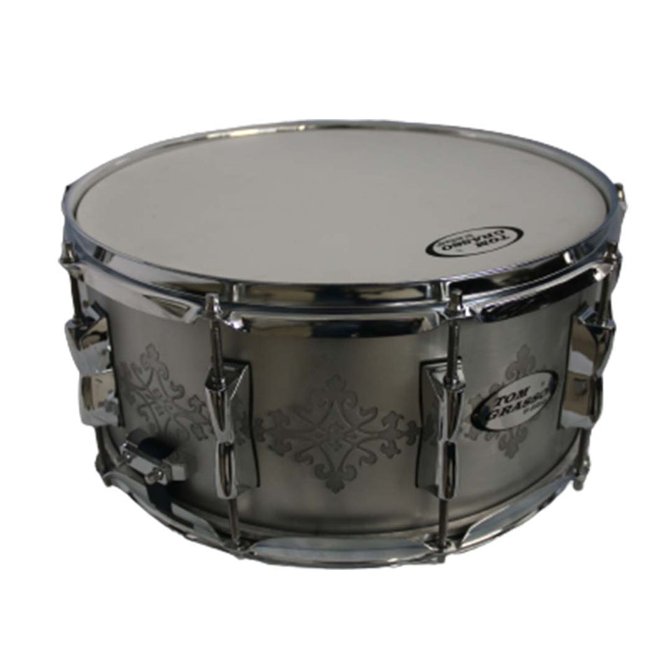 14"X6.5" ALUMINUM Snare Drum JBAS1092 TOM GRASSO