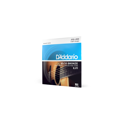 D'ADDARIO ACOUSTIC GUITAR STRING SET EJ11 12-53