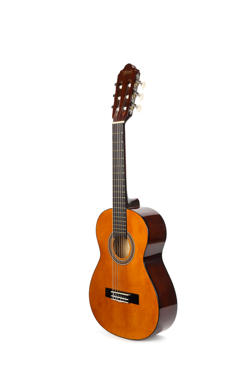 GUITARRA CLASICA VALENCIA 1/4 - VC101 - NATURAL -  ESTUCHE Y AFINADOR