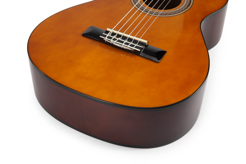 GUITARRA CLASICA VALENCIA 1/4 - VC101 - NATURAL -  ESTUCHE Y AFINADOR