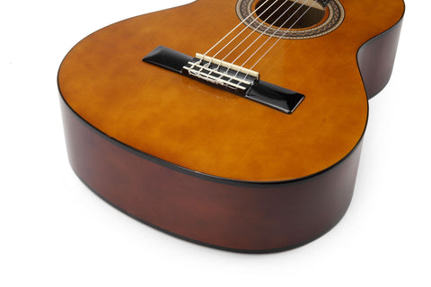 GUITARRA CLASICA VALENCIA 1/2 VC102K NATURAL INCLUYE ESTUCHE Y AFINADOR