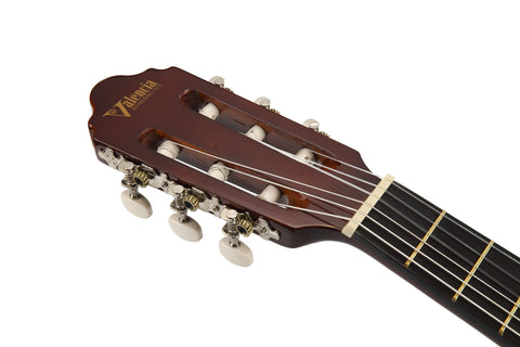 GUITARRA CLASICA VALENCIA 1/2 VC102K NATURAL INCLUYE ESTUCHE Y AFINADOR