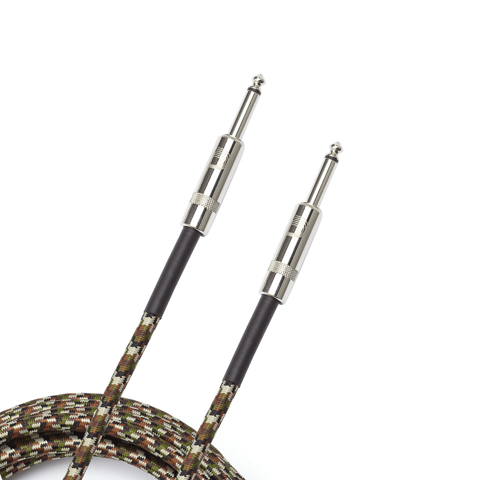 D'ADDARIO INSTRUMENT CABLE 3 METERS PW-BG-15CF BRAIDED 