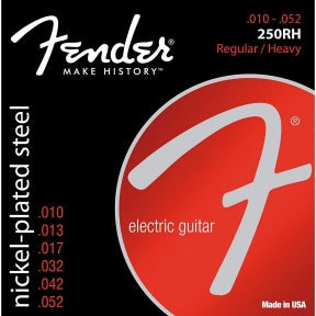FENDER ELECTRIC GUITAR STRING SET CALIBER 10/52