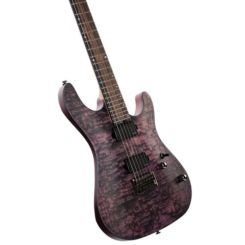 GUITARRA ELECTRICA CORT/ KX500 ETCHED / VIOLETA PROFUNDO