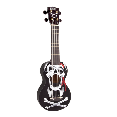 BLACK PIRATE MAHALO UKULELE.